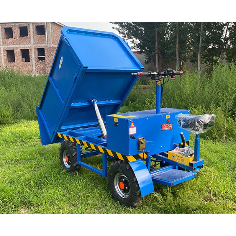 Collapsible Electric Four-Wheel Flatbed Truck - Image 3