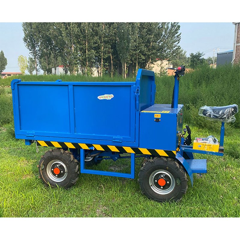 Collapsible Electric Four-Wheel Flatbed Truck - Image 2