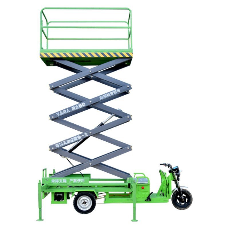 Electric Three-Wheeled Tricycle Scissor Lift Hydraulic Platform