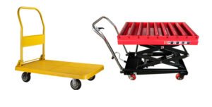 mobile scissor lift trolley