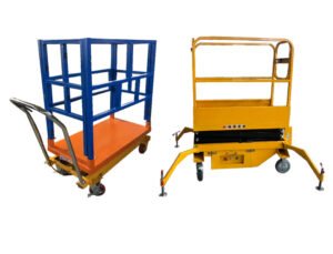 mobile scissor lift trolley